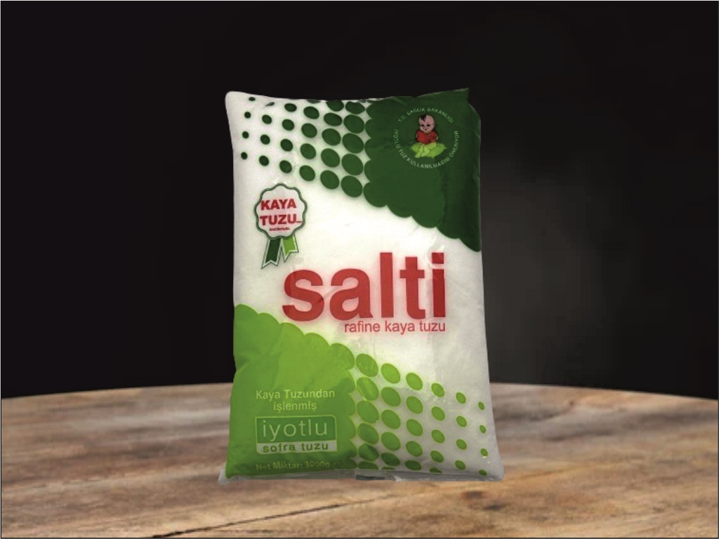 Salti İyotlu Sofra Tuzu 3000gr