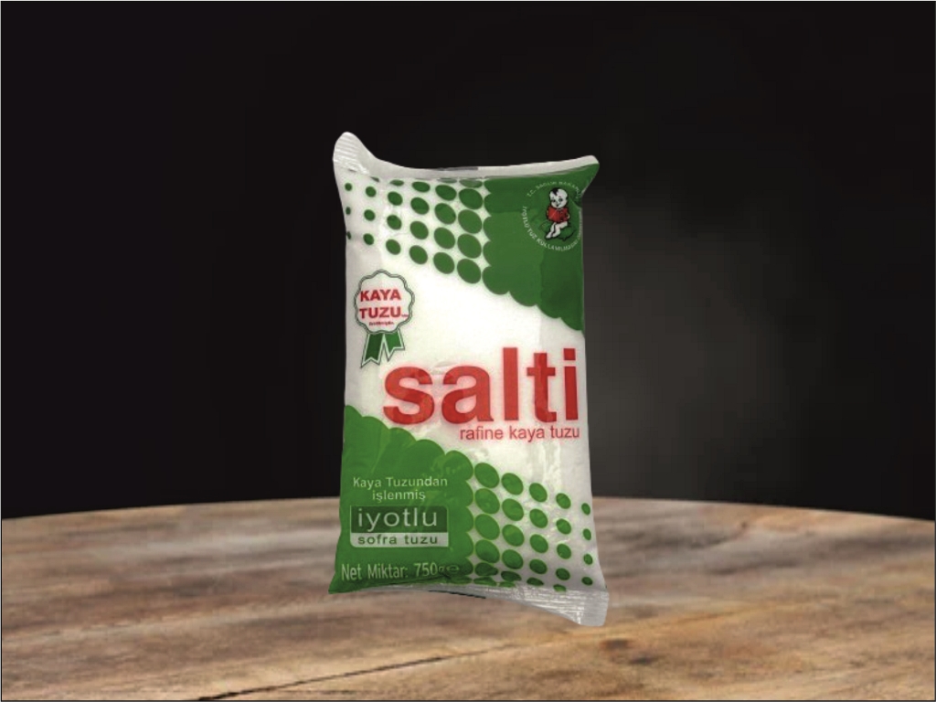 Salti İyotlu Sofra Tuzu 750gr